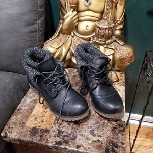 Convertible Black Boots